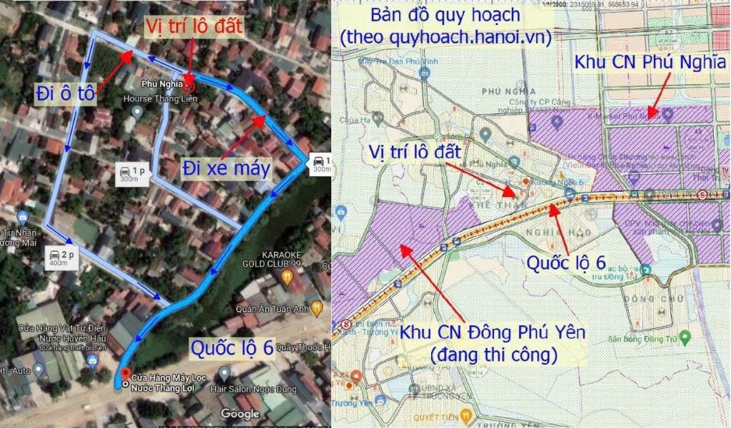 Bán đất Phú Nghĩa Chương Mỹ, 65m2 sát QL6 và 2 Khu Công Nghiệp, giá Đầu tư