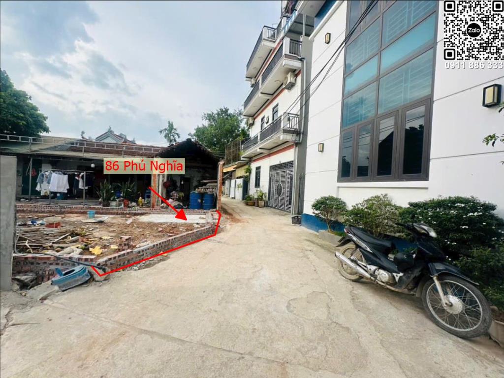 Bán đất Phú Nghĩa Chương Mỹ, lô góc 86m2 giá chỉ 2,x tỷ, ô tô vào nhà