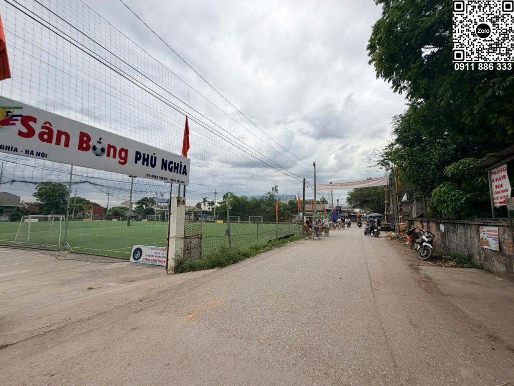 Bán Đất 62m2 đất Phú Nghĩa Chương Mỹ, 2 mặt tiền, ô tô thông, giá Đầu tư nhỉnh 2 tỷ