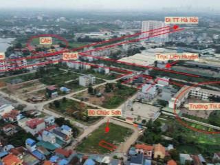 Bán đất đấu giá Đồng Tía Chúc Sơn Chương Mỹ, 80m2, giá Đầu tư