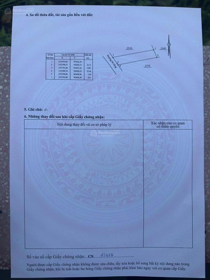 Bán đất thôn phước trạch diên toàn 118m2 giá 1,42 tỷ