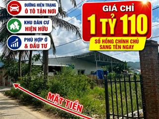 Mặt tiền đắc phú  đắc lộc 1tỷ110