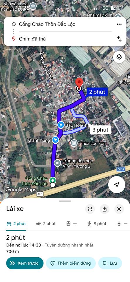 Đắc lộc  vĩnh phương (phường bắc nha trang) 998tr