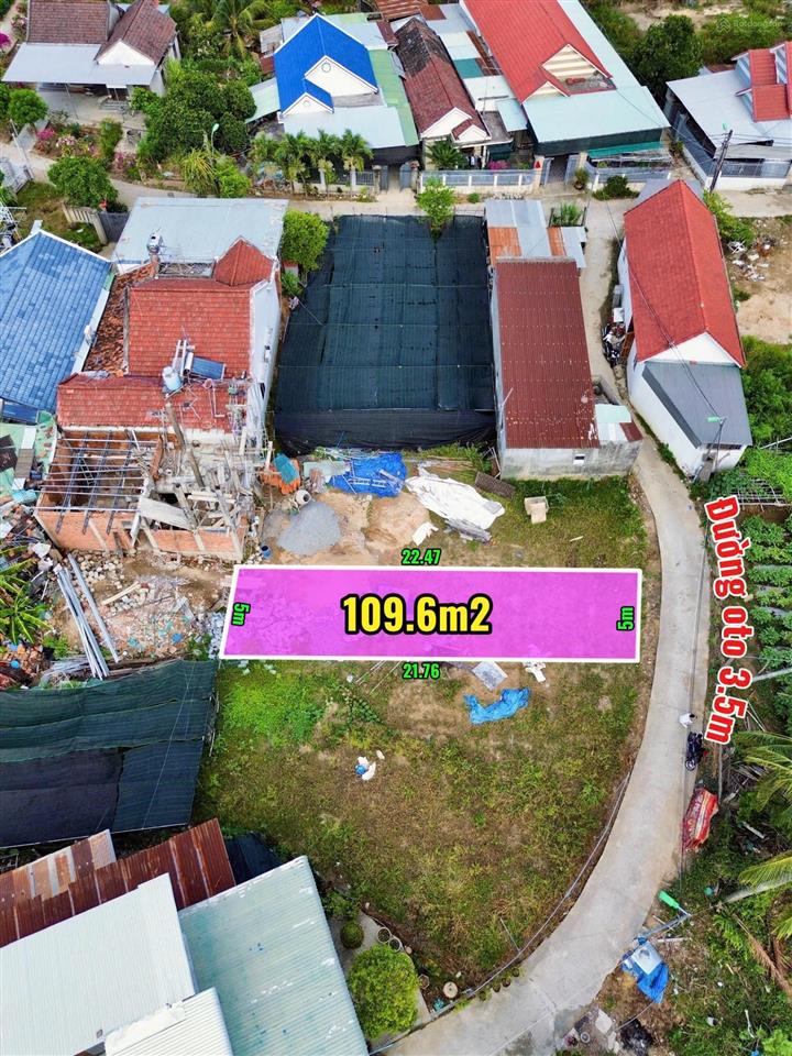 Bán đất phường bắc nha trang 109,6m2  full đất ở đô thị  1tỷ090
