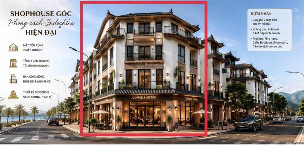 Căn góc 2 mặt tiền đẹp, vị trí nổi bật ngọc trai vinhomes pearl bay nha trang