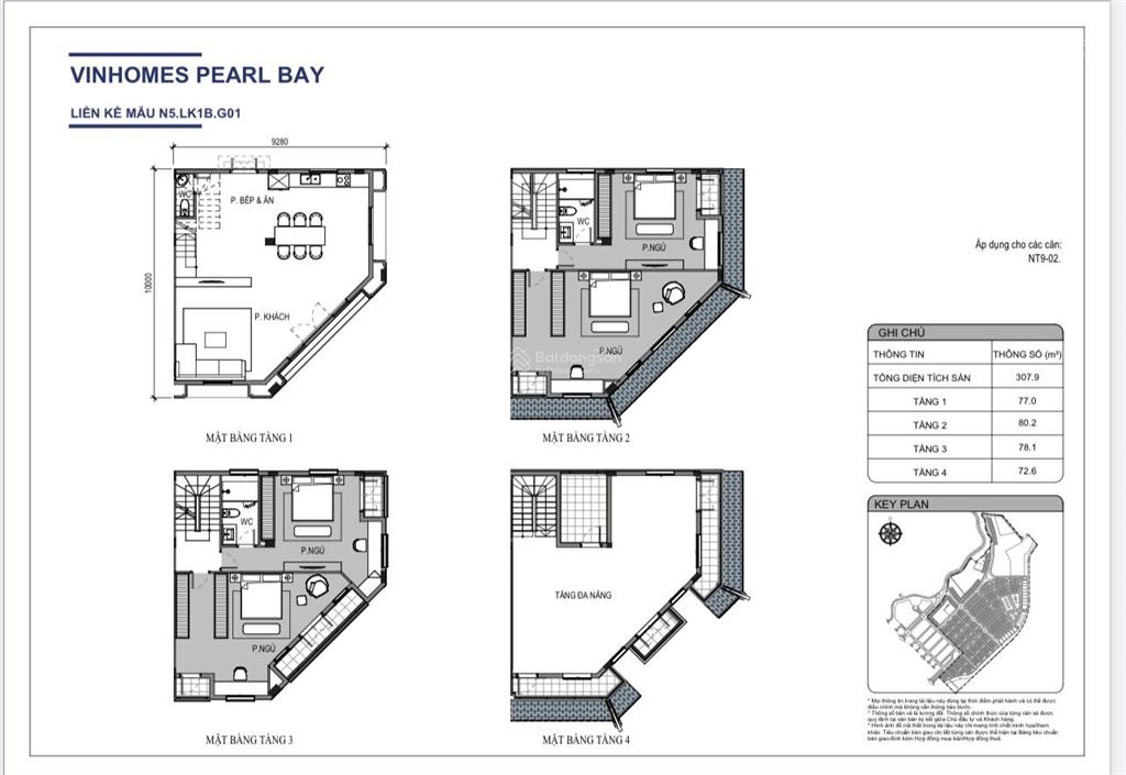Căn góc 2 mặt tiền đẹp, vị trí nổi bật ngọc trai vinhomes pearl bay nha trang