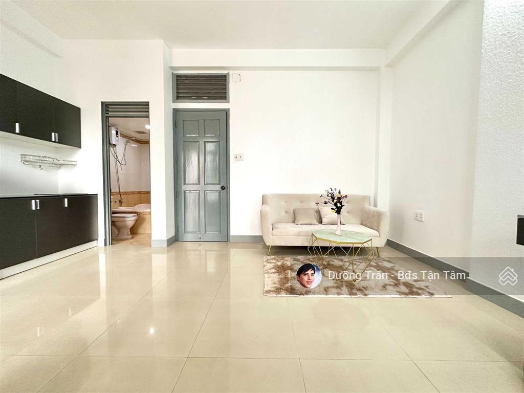 Căn hộ 1pn balcon 43m2 máy giặt riêng full nt mới 100% q. phú nhuận. ngã 4 nguyễn văn trỗi