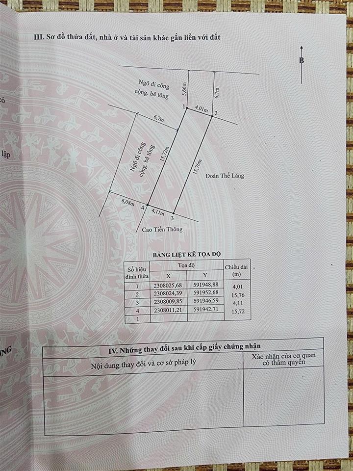 Lô góc hàng hiếm vĩnh khê sản phẩm tiềm năng đầu tư