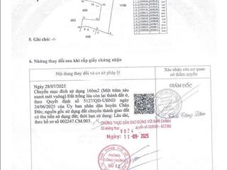 Hàng hiếm tại quảng phú, 3 tỷ, 1885 m2 160m2 thổ cư