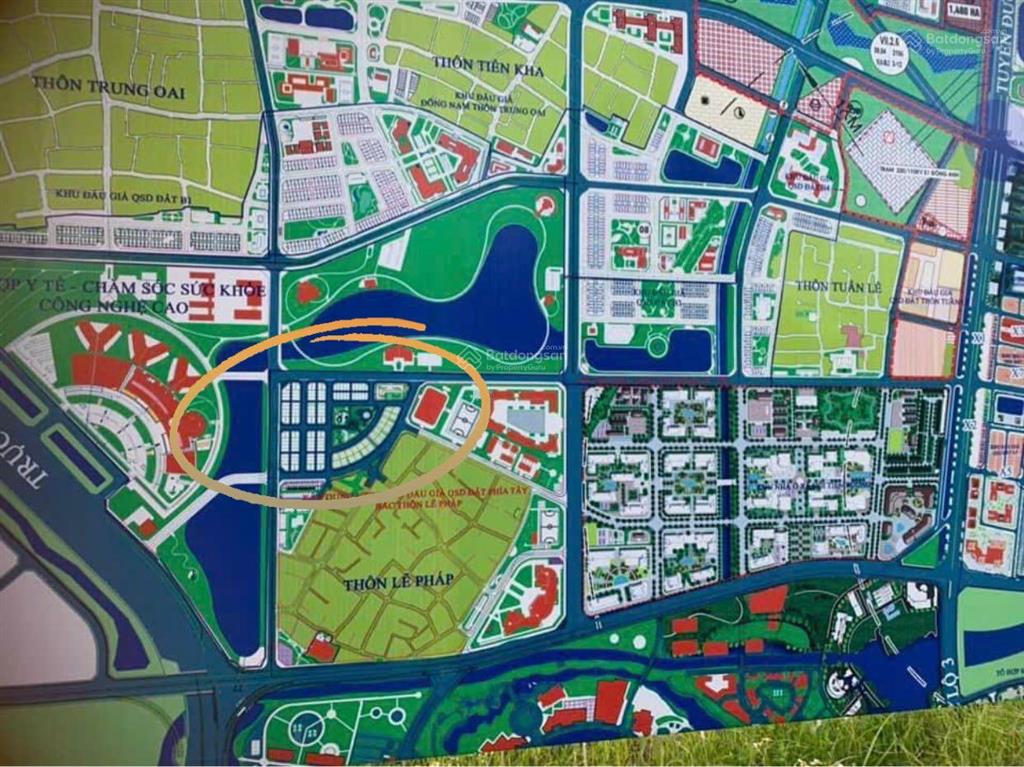 Chuyển nhượng lô góc xẻ khe 3 mặt thoáng tại đấu giá tây bắc lễ pháp, xã tiên dương. mặt đường 25m