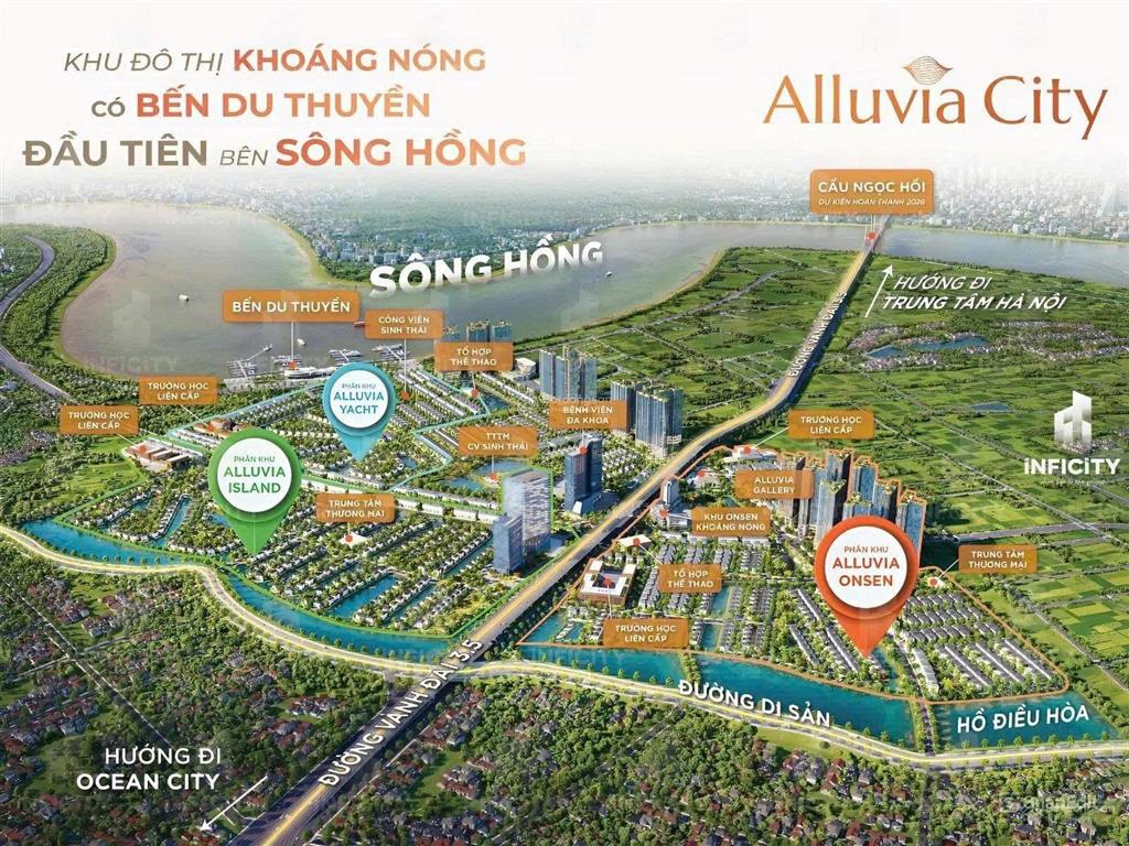 Alumi khu đô thị khoáng nóng cần bán penthouse vip full kính 345m2 4pn4vs 0979 227 ***