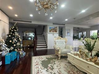 Căn góc 3 thoáng duplex thông tầng 3pn 303m2 sân vườn chạy quanh toà golden westlake view hồ tây