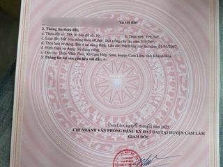 Cần bán gấp mặt tiền lập định suối môn, khu an toàn giữ lại được phép lên thổ cư