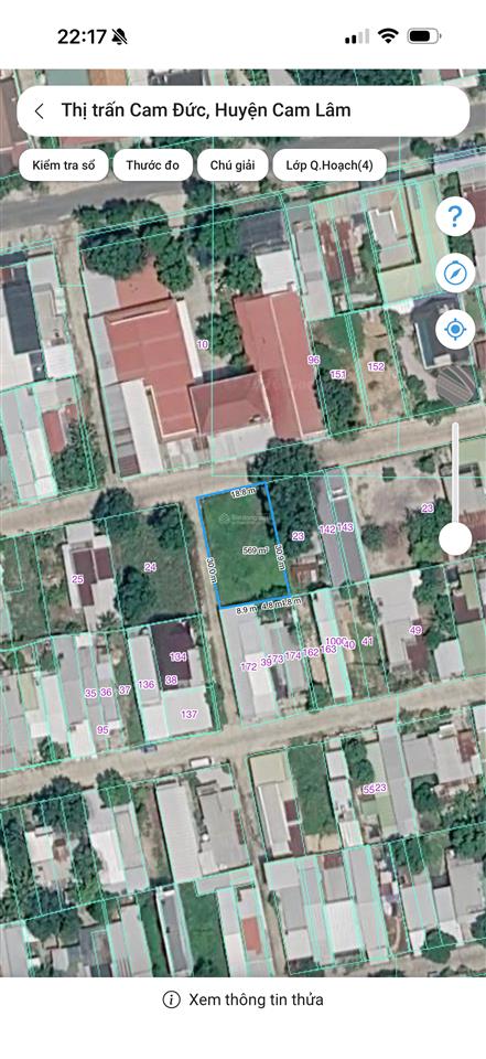 Lô góc 2 mặt tiền đường trung tâm thị trấn cam đức,  0912 267 ***