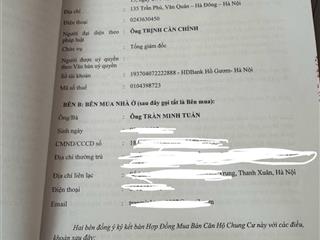 Chính chủ bán căn 2pn + 1, 2wc sửa đc thành 3n. view pháo hoa hồ văn quán, ban công đn, sổ lâu dài