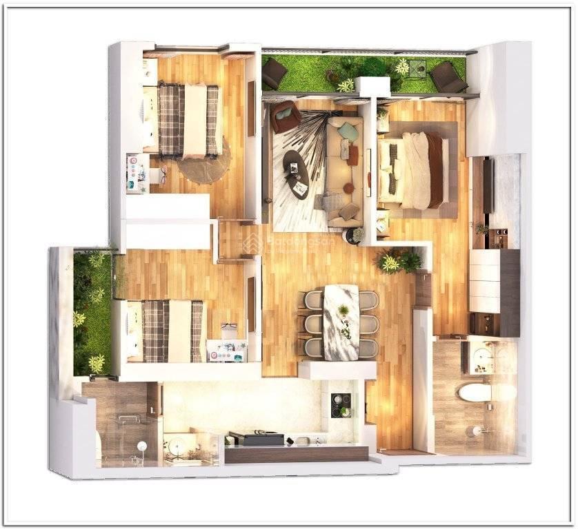 Chính chủ bán căn 2pn + 1, 2wc sửa đc thành 3n. view pháo hoa hồ văn quán, ban công đn, sổ lâu dài