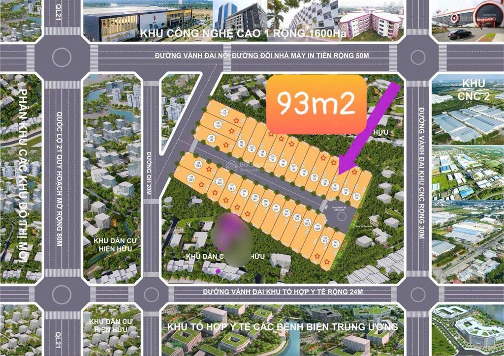 Bán gấp lô 93m2 phú cát, nhỉnh 3 tỷ, rẻ hơn phân khu bên cạnh 3 giá mua là lãi,  0988 412 ***
