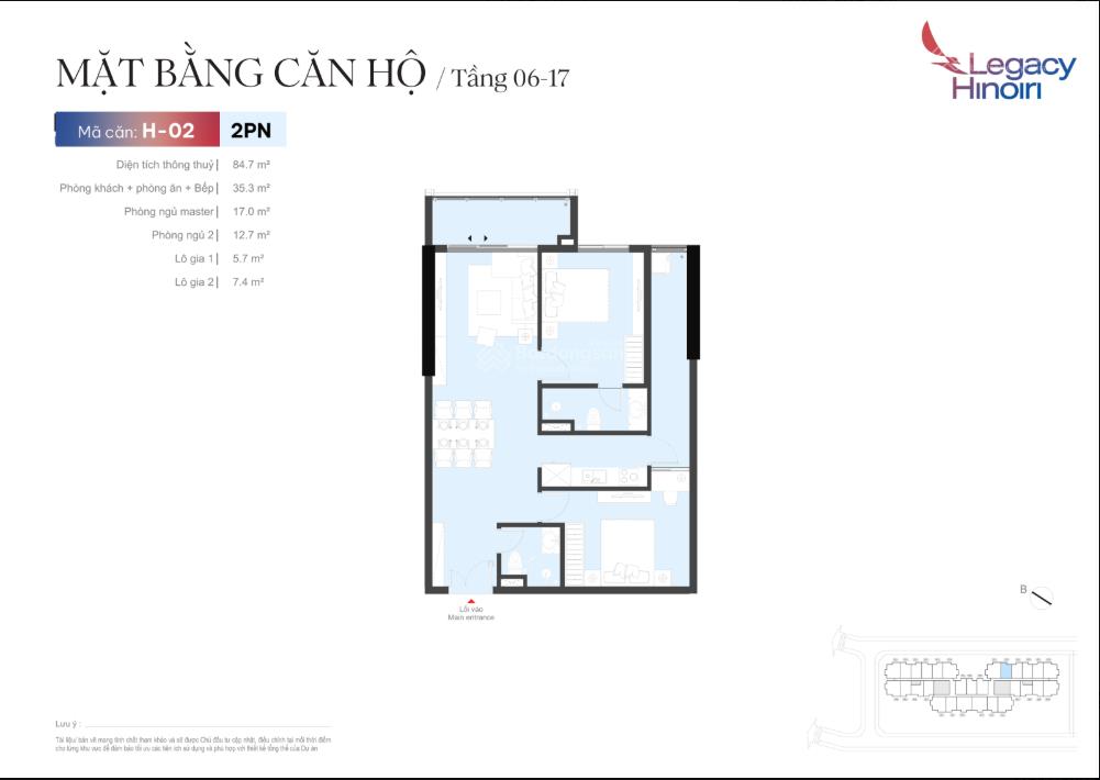 Cắt lỗ chung cư hinoiri hoà lạc 2pn 84m2 giá 3,7 tỷ bao phí