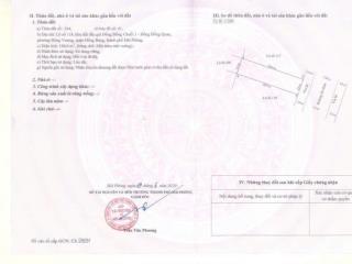 Bán gấp lô đất 100m2 ngang 5m hướng đông nam không lỗi khu đống chuối hùng vương hồng bàng 4,4 tỷ