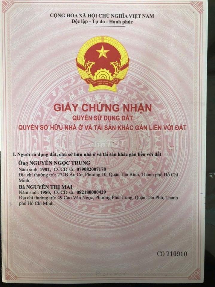 CĂN HỘ CHÍNH CHỦ