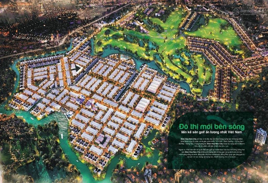 Chính chủ gấp bán nền góc biệt thự 800m2, sổ đỏ trao tay, đất ở đô thị view sân golf 18tr/m2