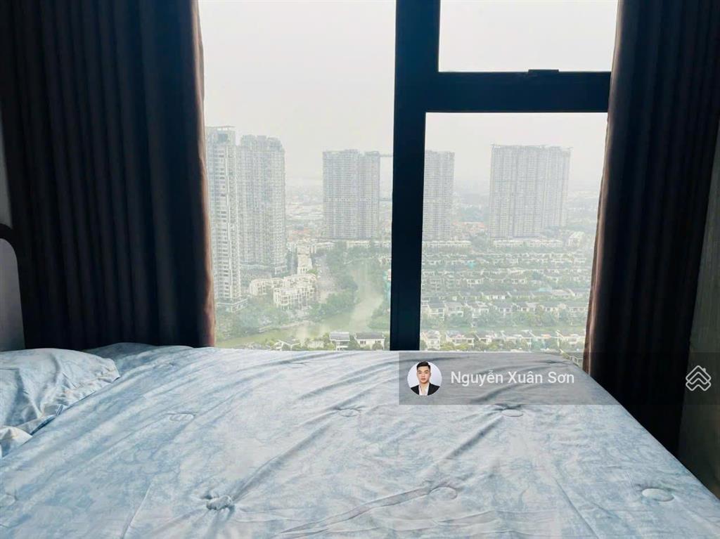 Cho thuê 2n2vs sky forest 63.4m2 tầng cao, full đồ xịn view biệt thự đảo giá 12tr