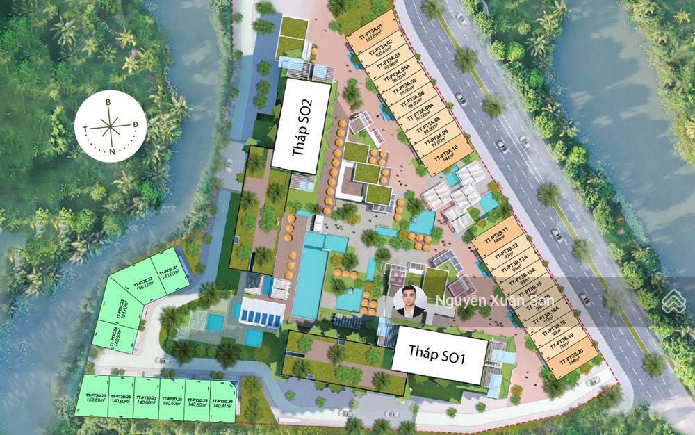 Cho thuê nhà phố vịnh đảo sol forest ecopark mặt đường lớn, nguyên căn giá 18tr