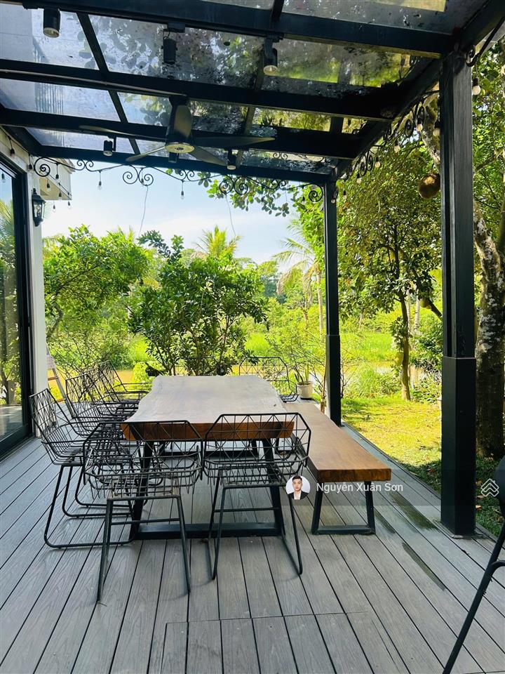 Cho thuê biệt thự song lập park river 336m2 full đồ xịn, sân vườn view hồ sau nhà 55tr/tháng