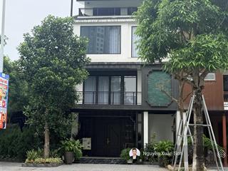 Cho thuê tầng 1 biệt thự song lập mimosa ecopark 284m2 mặt tiền siêu rộng giá 15tr