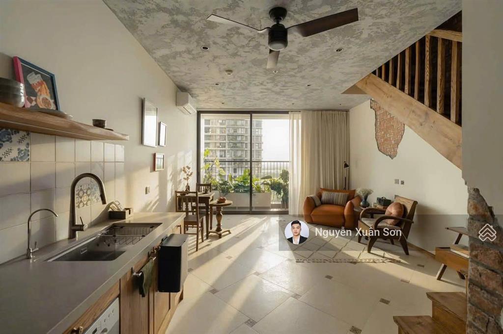 Cho thuê studio mezza swanlake onsen thiết kế 2 tầng 1pn full nội thất xịn, 13,5tr/th