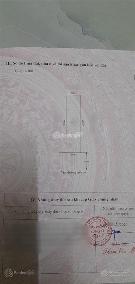 Cần bán lô đất vàng chung cư a1 uỷ ban an hồng giá đầu tư