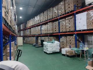 Cho thuê kho xưởng đại lộ thăng long an khánh dt 900m2 khung zamil điện 3fa,xe công xuất vat bảo vệ