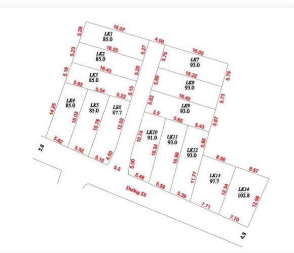 Bán đất tại nguyễn bá tạo, 22,8 tỷ, 1342 m2, giá siêu hời
