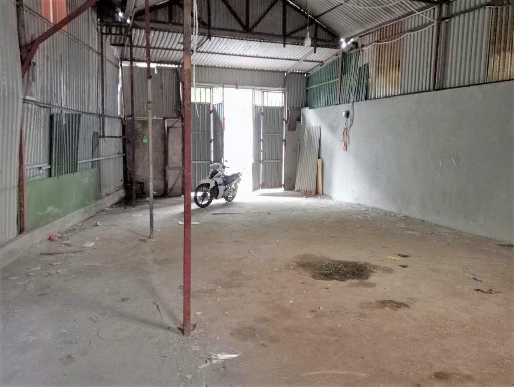 Cho thuê kho xưởng Lĩnh Nam 120M- 8 Triệu-xe 3 tấn đỗ cổng