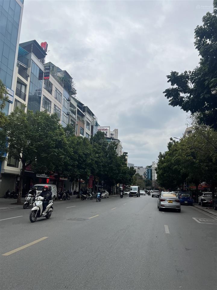 Lô góc 2 vỉa hè, mp trương công giai  mặt tiền 9m 150m², 62 tỷ  tòa văn phòng 9 tầng