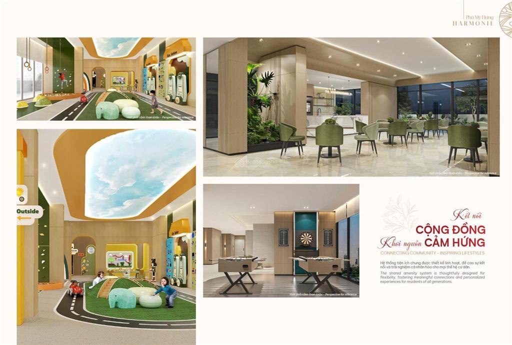 Căn hộ cao cấp the harmonie phú mỹ hưng trả trước từ 700tr, view đẹp tiến độ thanh toán giãn từ cđt