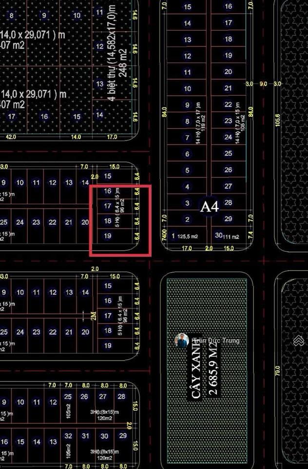 Hiếm có lô 26 lê hồng phong thông số 96m2 ngang 6,4m