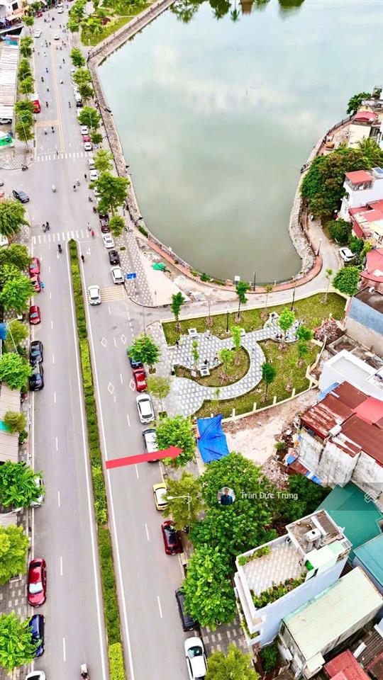Lô góc xẻ khe mặt đường lê quang đạo sát lê lợi view hồ view công viên ngang ~6m