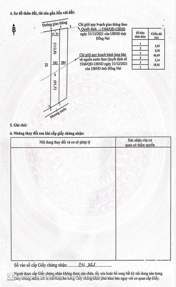 Bán lô đất liền kề trần văn ơn, xã bình an (long đức cũ), 5m x 39m, 2 mt trước sau, giá 5.5 tỷ