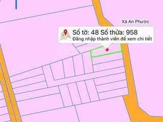 Bán đất an phước long thành 149m2 thổ cư sổ riêng | giá 1 tỷ 390 tl | gần kcn, đường xe hơi