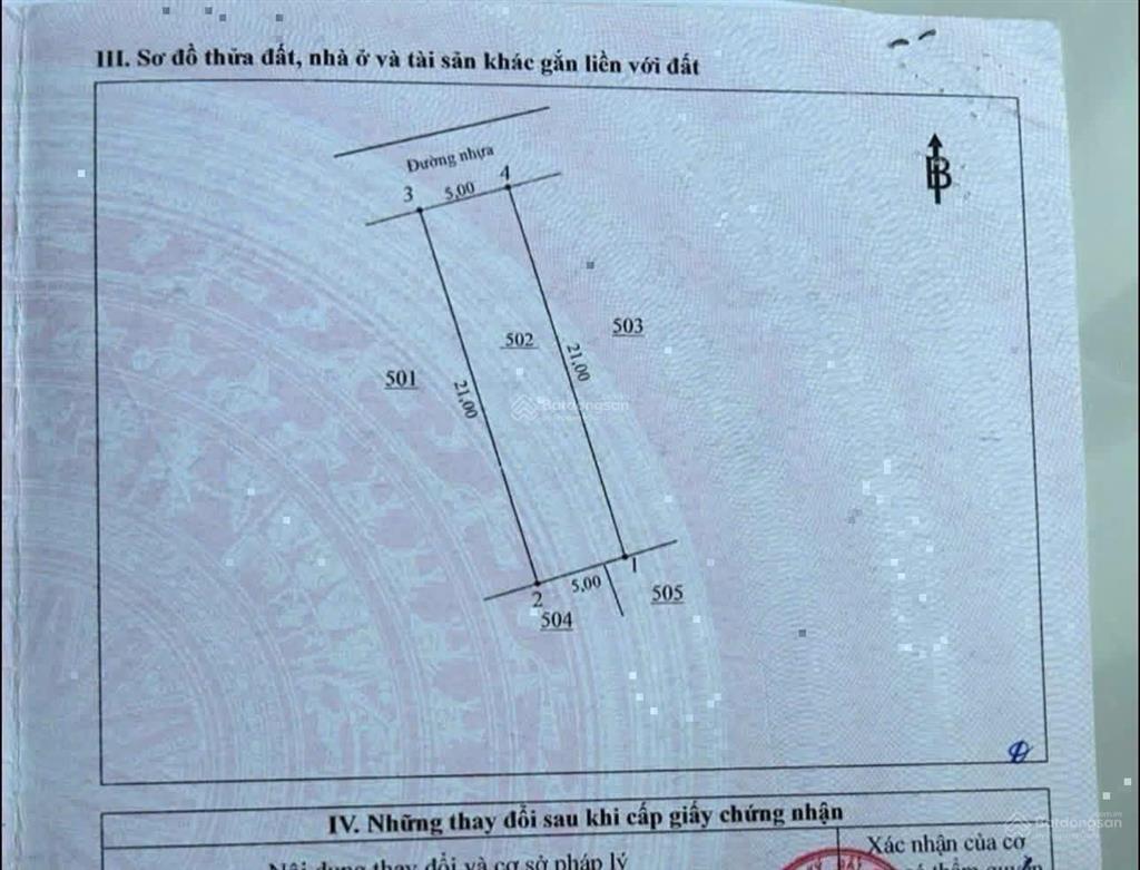 Bán đất 105m2 full thổ cư mặt tiền kinh doanh khu k+  xã an phước, tp đồng nai, giá 5 tỷ 6 tlcc