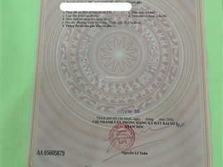 Đất đẹp đường tỉnh lộ 10 (4m*16m ~ 64m2 đất odt 4tỷ850 tl) hẻm 6m sát chợ cây da sà, kdc tên lửa