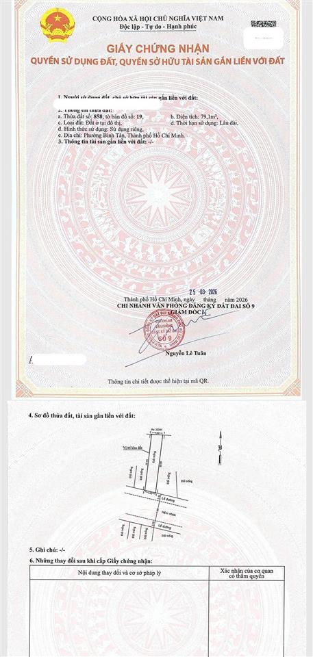 Bán đất 1/ nguyễn thị tú hẻm nhựa 12m (5,9m*10m ~ 59m2 giá 3ty8 tl) gần ngã tư gò mây, kdc vĩnh lộc