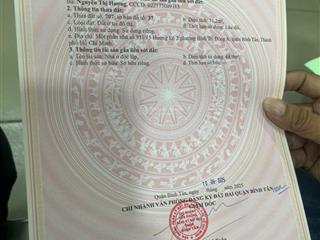 Bán đất 1/ hẻm 931 hương lộ 2 (4m*18m  giá 5tỷ3 tl) hẻm nhựa 8m thông, khu nhà lầu an ninh