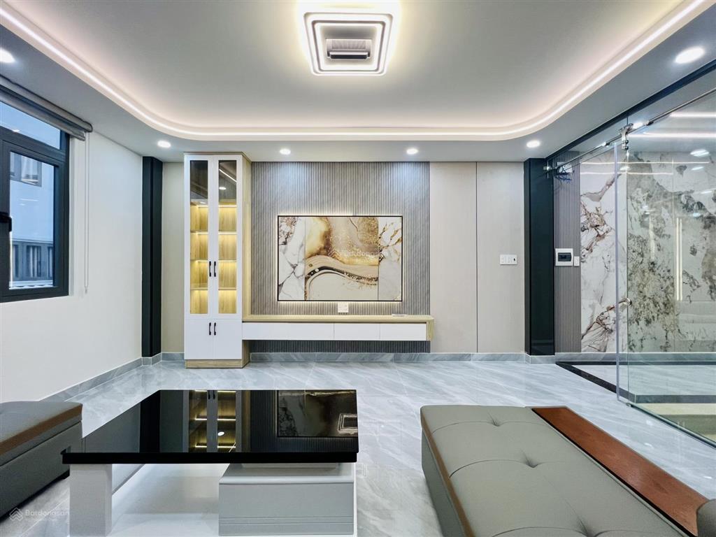 Bán nhà mới đường mã lò (4m*17,3m có 5 lầu thang máy, nội thất giá 8tỷ8 tl) hẻm nhựa 7m khu nhà lầu