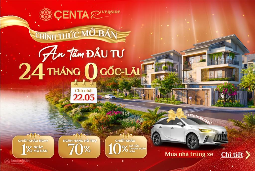 Biệt thự song lập centa riverside