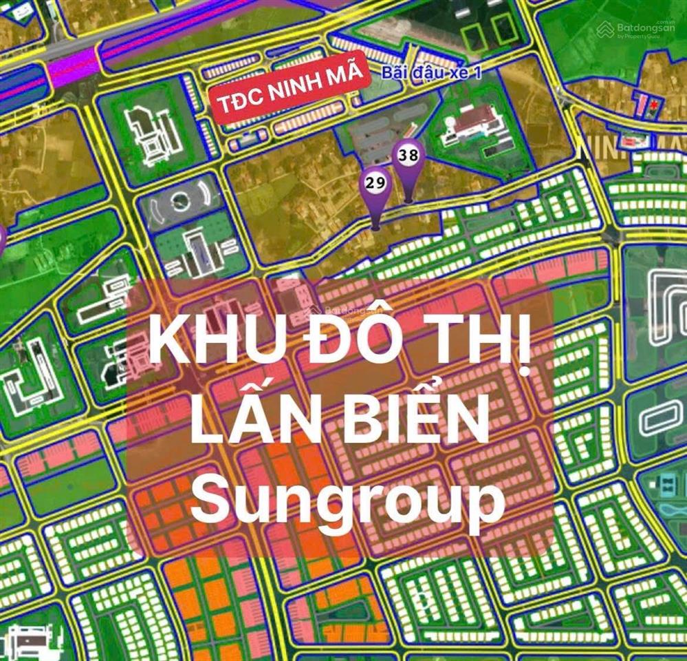 Bán đất đường 20m trục chính ninh mã view nhìn ra vịnh dự án sungroup