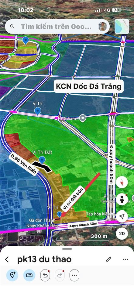 Bán đất xuân đông, vạn hưng theo đường ven biển kcn dốc đá trắng