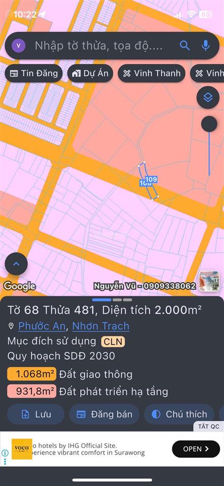 Chủ gửi 2000m2 đất cây lâu năm, đường hiện hữu oto tới đất