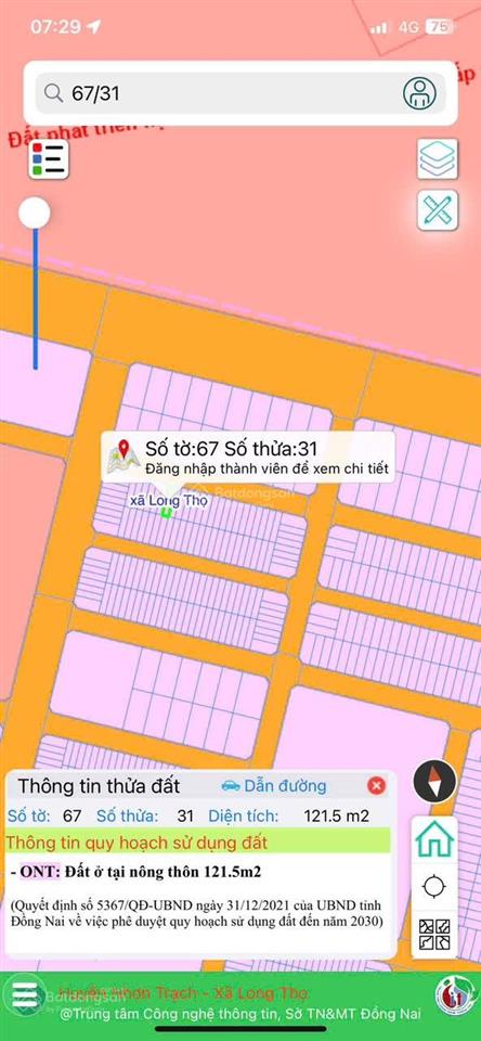 Lô đất nền xdhn giá tốt ngay khu dân cư 121m2 chỉ 1.6 tỷ